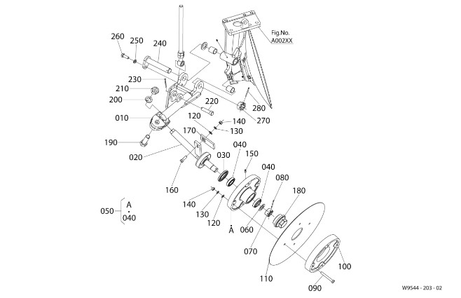 assy disc furrow